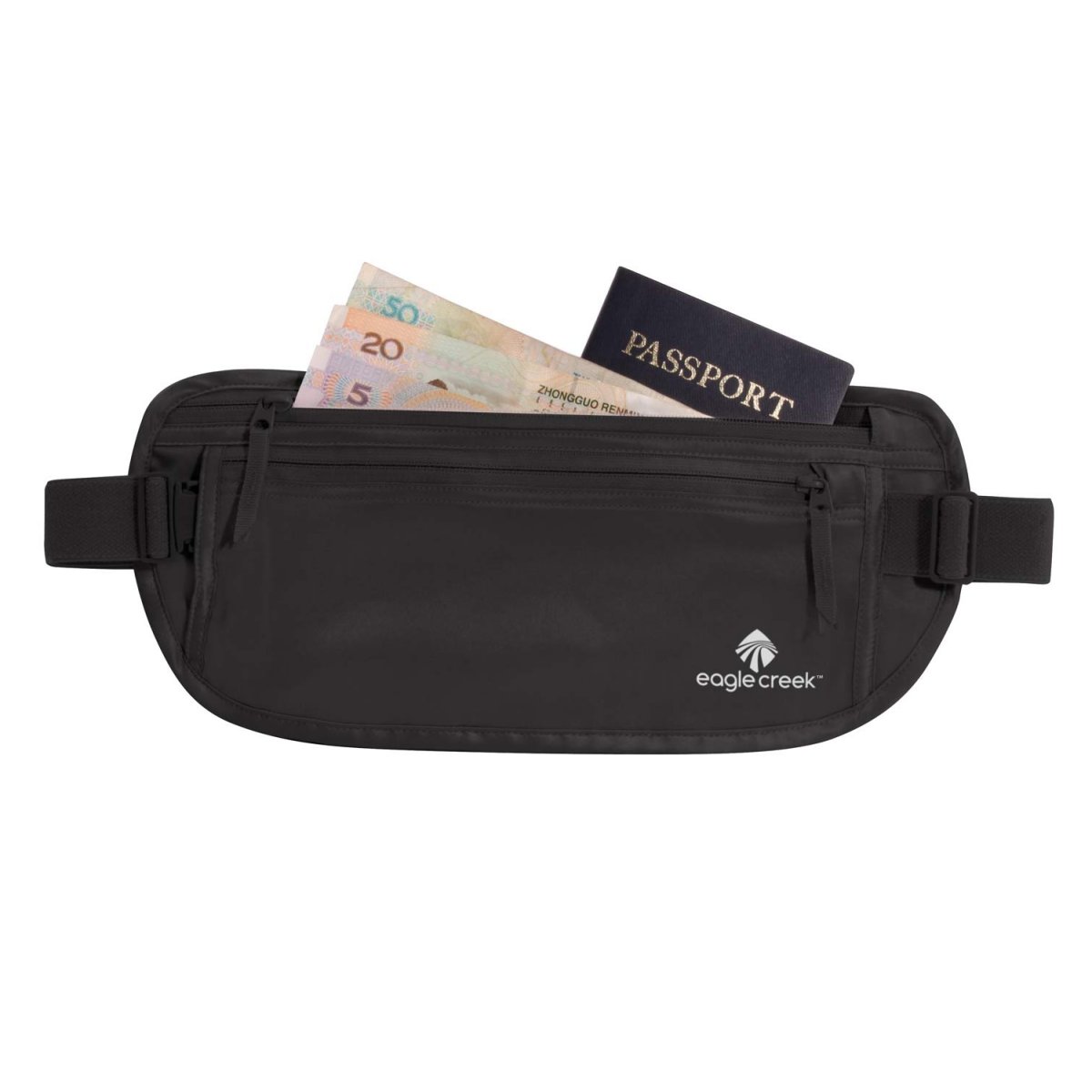 Silk Undercover Money Belt, Black von Eagle Creek