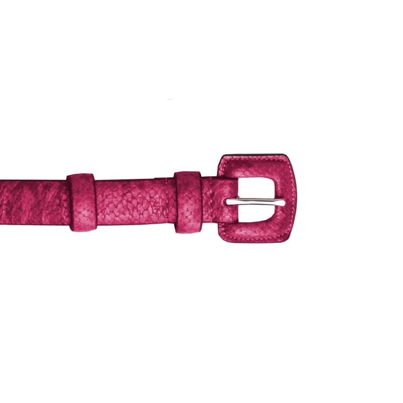 Gürtel Mit Schlangenhautlook Damen Fuchsia 44 von Eastern Counties Leather