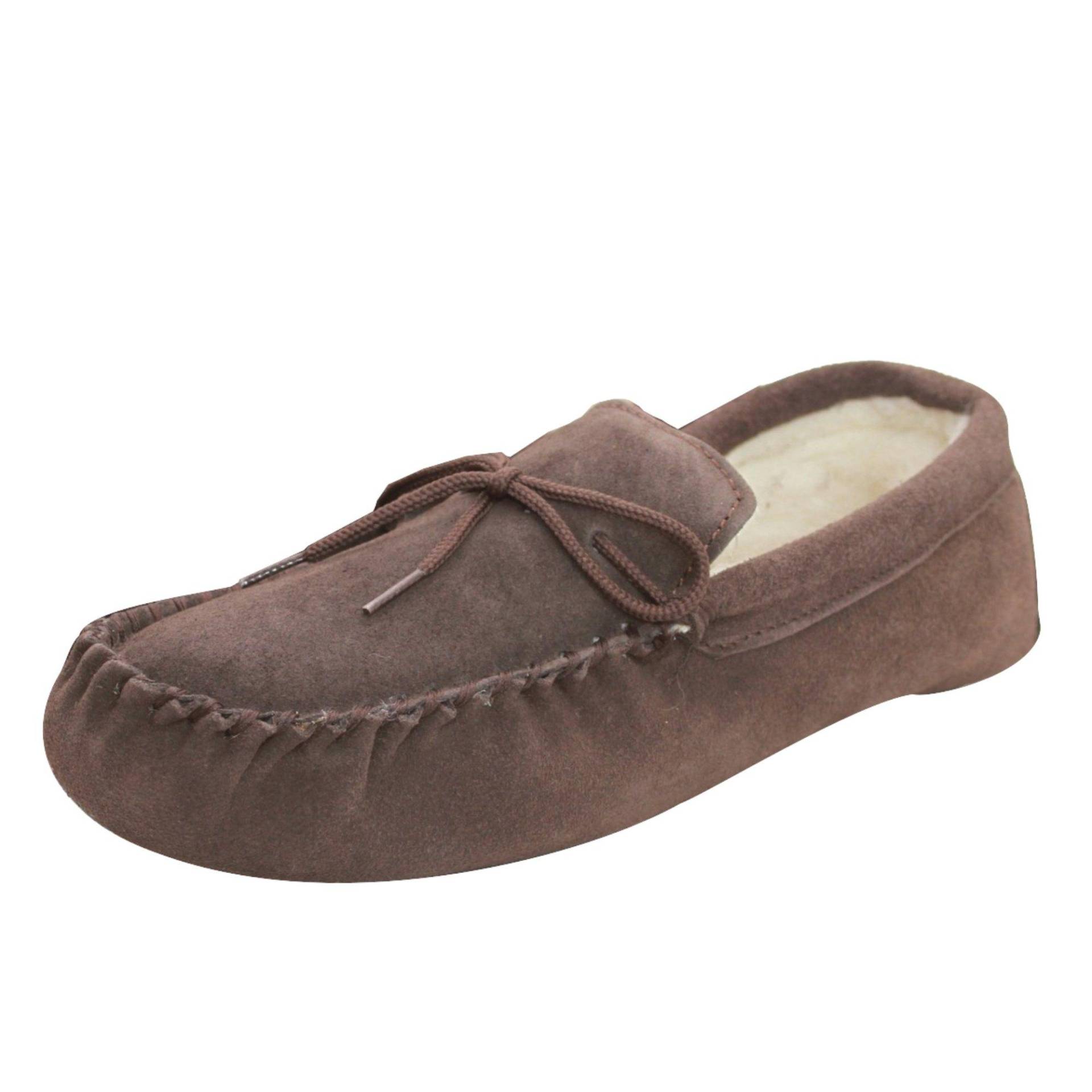 Moccasins Mit Weicher Sohle. Damen Braun 37 von Eastern Counties Leather