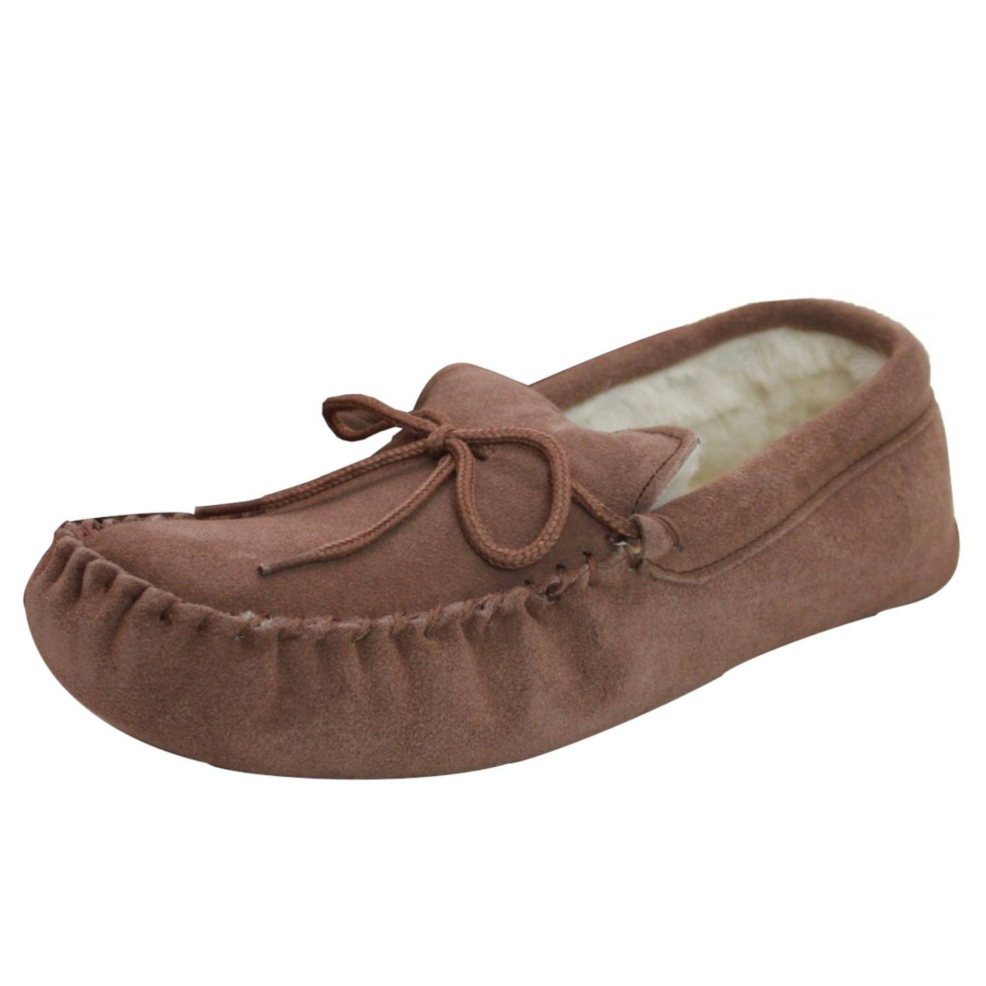 Moccasins Mit Weicher Sohle. Damen Camel 48 von Eastern Counties Leather