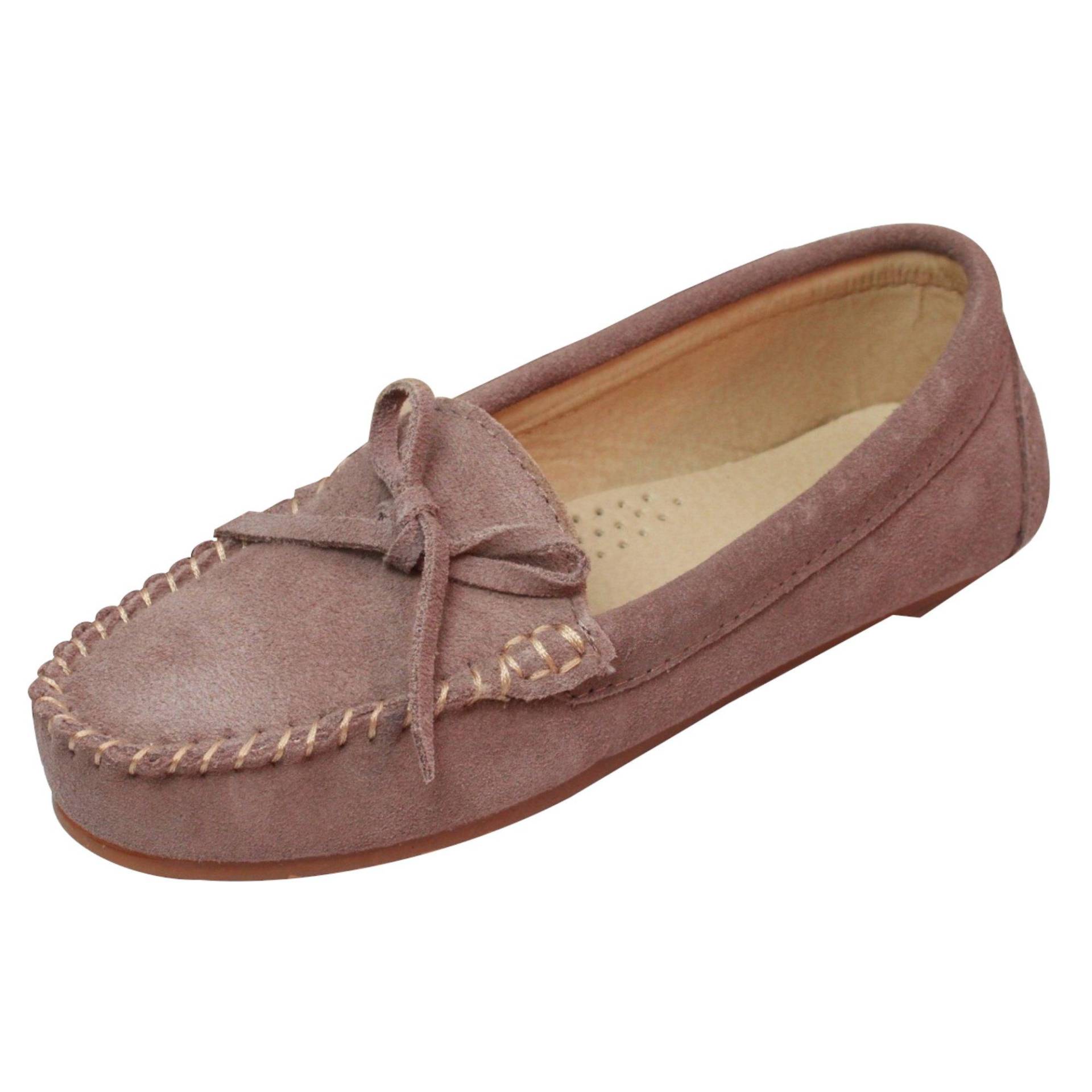 Eastern Counties Leather - moccasins aus Wildleder, für Damen, Pink, Größe 36 von Eastern Counties Leather