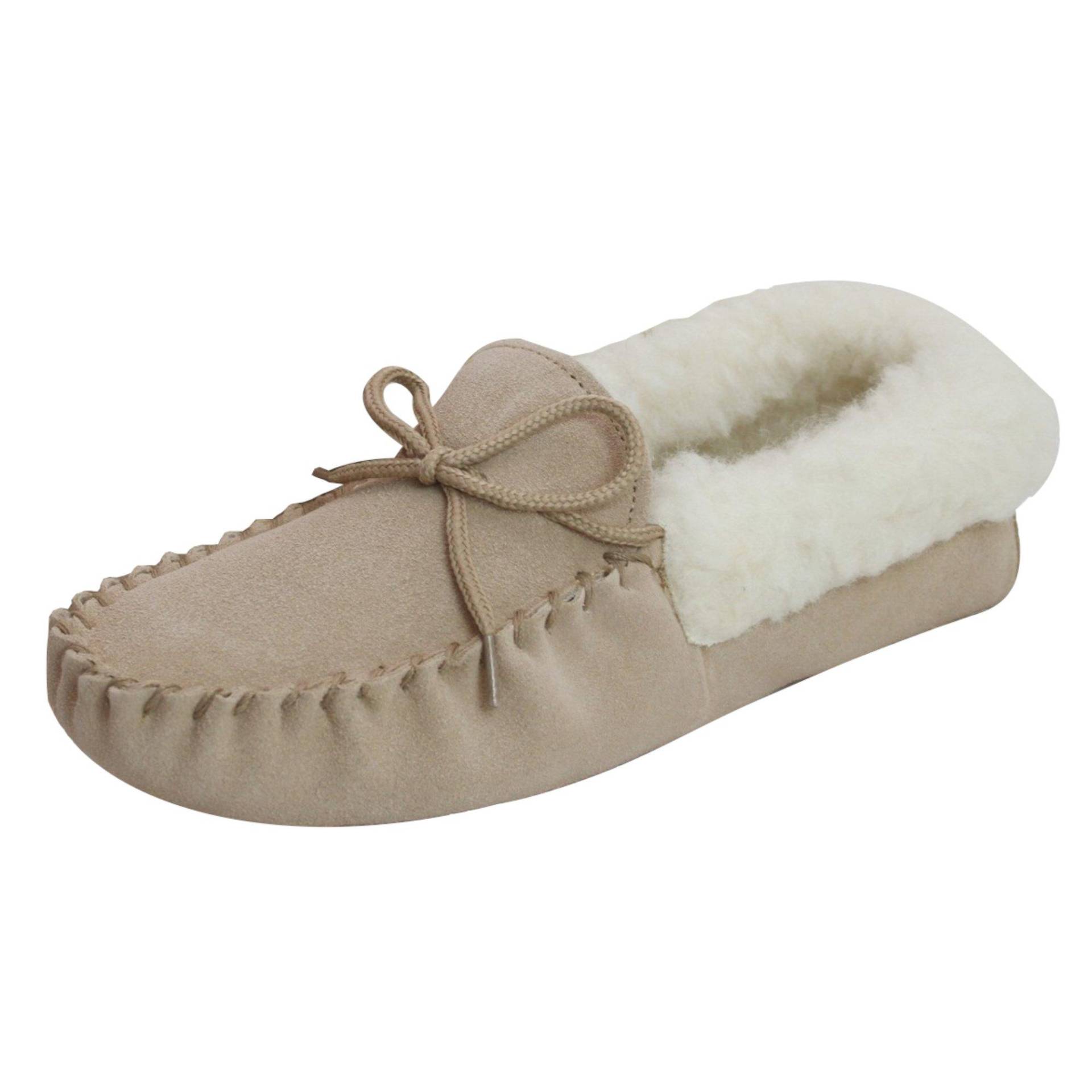 Eastern Counties Leather - moccasins mit weicher Sohle, für Damen, Beige, Größe 41 von Eastern Counties Leather