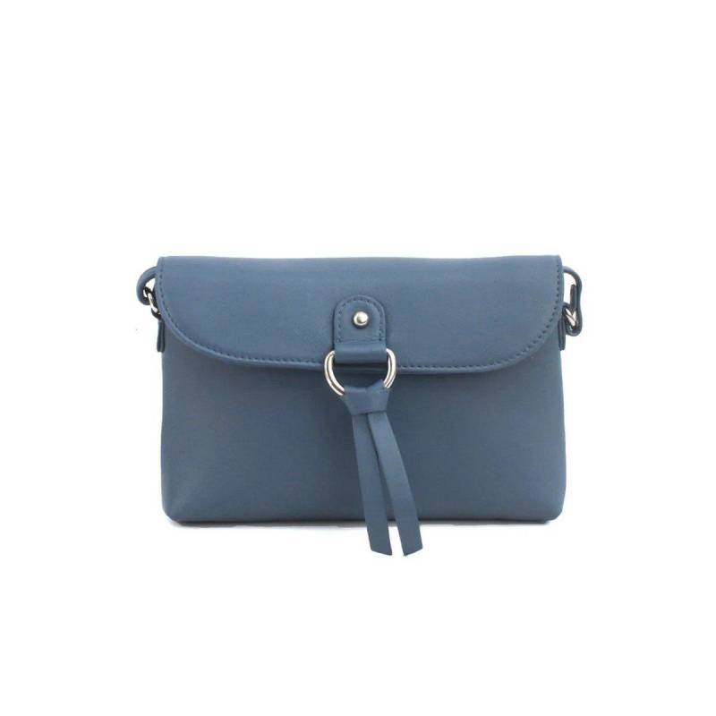 Handtasche Cleo, Leder Damen Blau ONE SIZE von Eastern Counties Leather