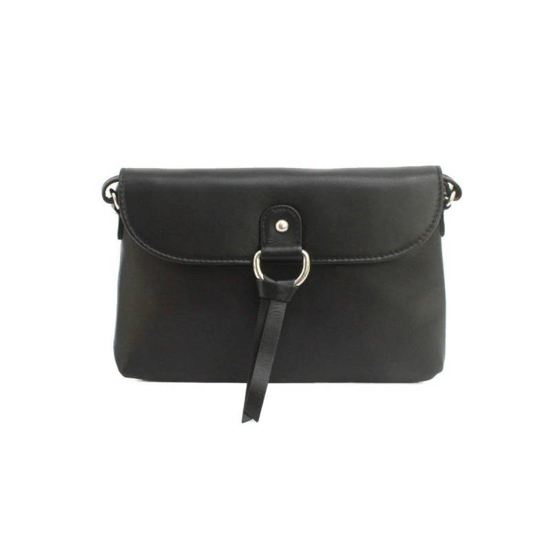 Handtasche Cleo, Leder Damen Schwarz ONE SIZE von Eastern Counties Leather