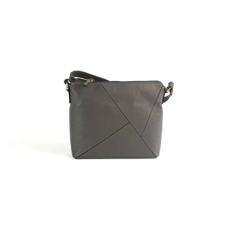 Handtasche Winnie, Leder Damen Grau ONE SIZE von Eastern Counties Leather