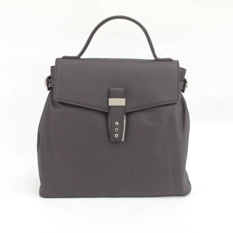 Katrina Schnalle Detail Handtasche Damen Schwarz ONE SIZE von Eastern Counties Leather