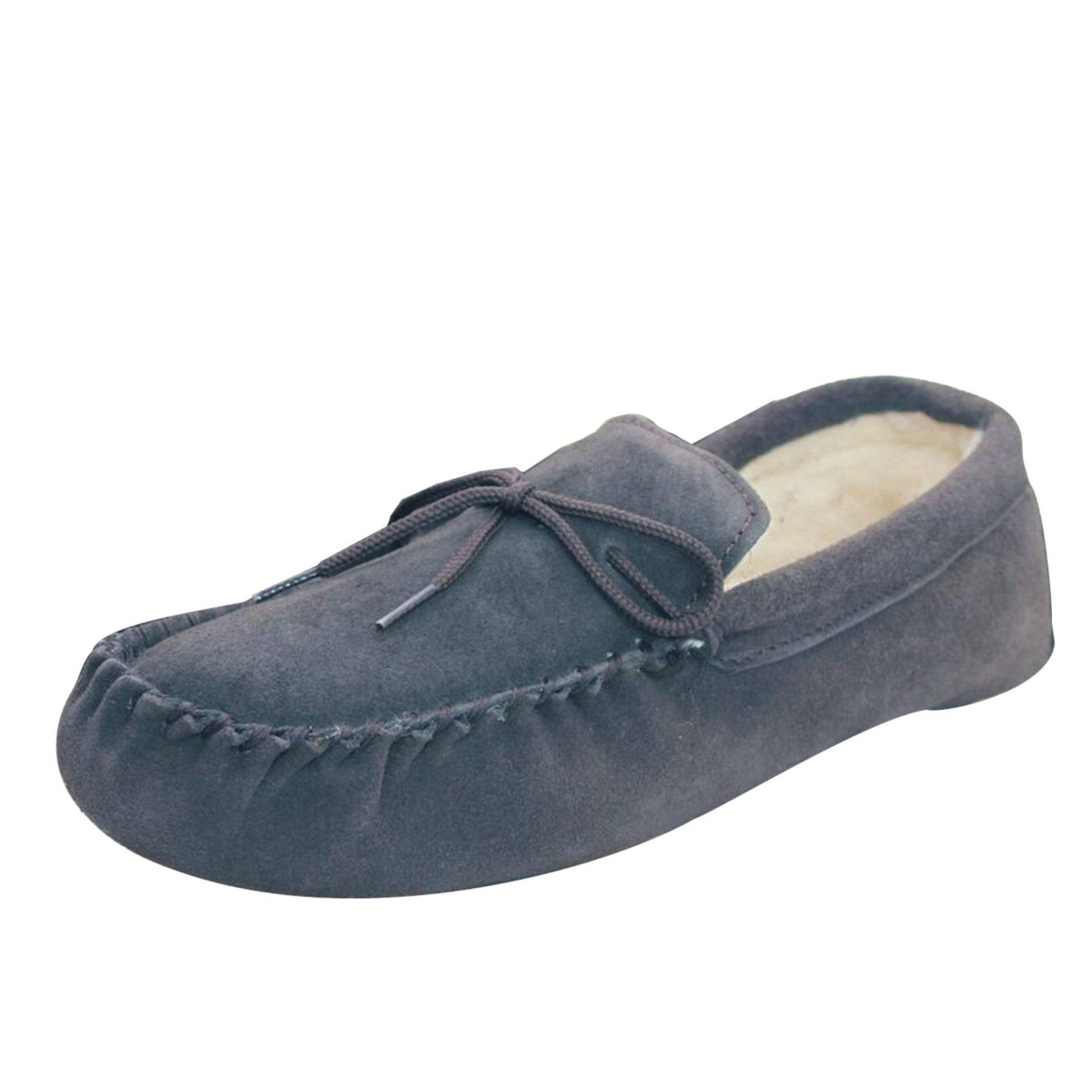 Moccasins Mit Weicher Sohle. Damen Marine 41 von Eastern Counties Leather