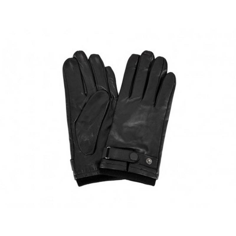 Lederhandschuhe Mit Druckknopf Herren Schwarz M von Eastern Counties Leather