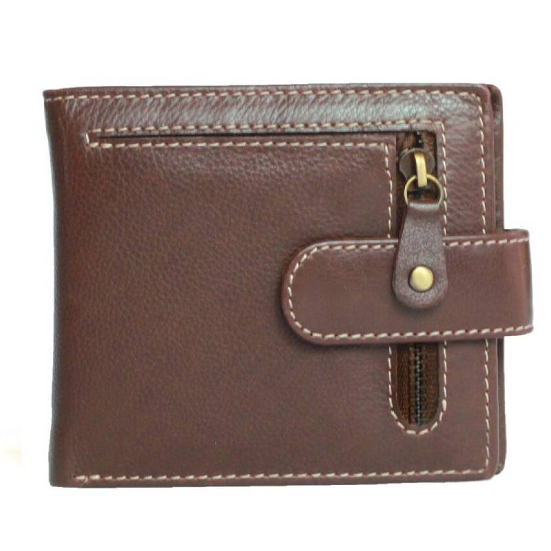 Eastern Counties Leder Bifold Geldbörse Herren Braun ONE SIZE von Eastern Counties Leather