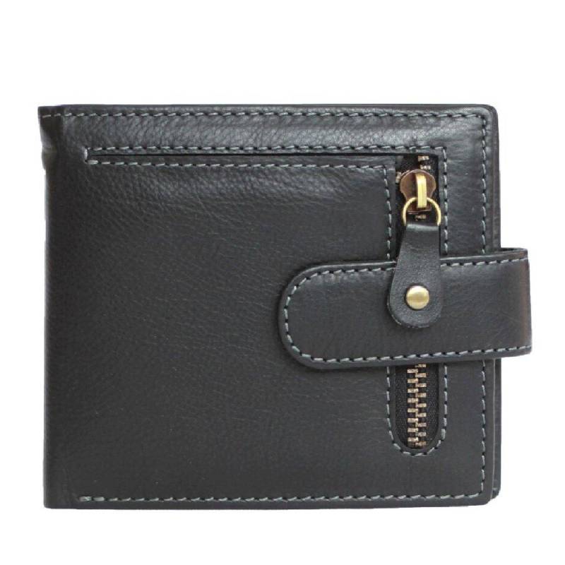 Eastern Counties Leder Bifold Geldbörse Herren Schwarz ONE SIZE von Eastern Counties Leather