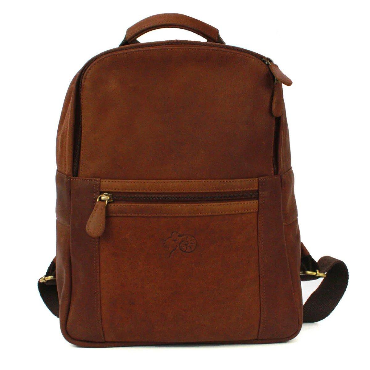 Eastern Counties Leather - Rucksack Ross, UsedLook, Leder, für Herren, Tan, One Size von Eastern Counties Leather