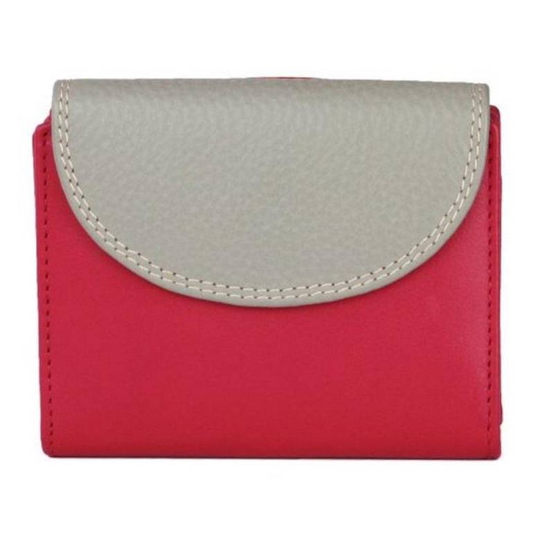 Geldbeutel Leanne Mit Kontrastpaneel Damen Pink ONE SIZE von Eastern Counties Leather