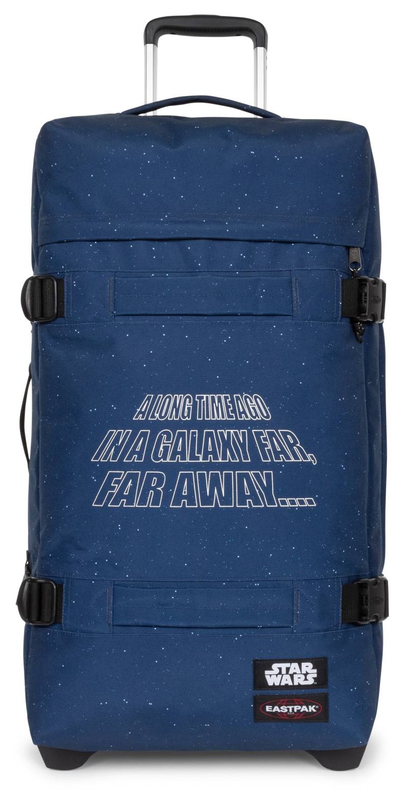 Eastpak Weichgepäck-Trolley »TRANSIT'R M SW STARS NAVY«, 2 Rollen, Reisgepäck Aufgabegepäck Koffer mittel gross mit TSA-Zahlenschloss von Eastpak