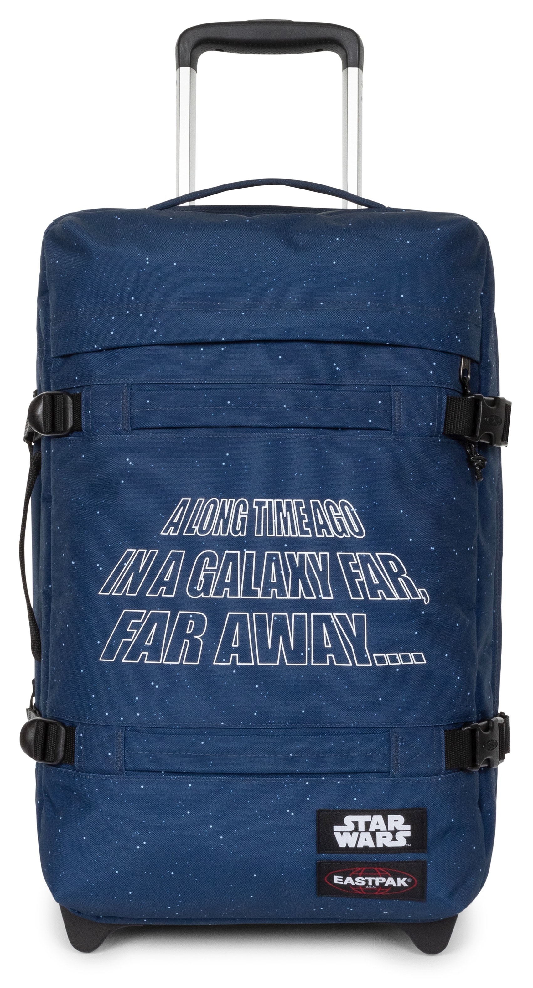 Eastpak Weichgepäck-Trolley »TRANSIT'R S SW STARS NAVY«, 2 Rollen, Reisegepäck Handgepäck-Koffer mit TSA-Zahlenschloss von Eastpak