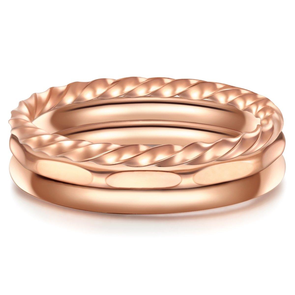 Ring Damen Goldrosa 52 von Eastside