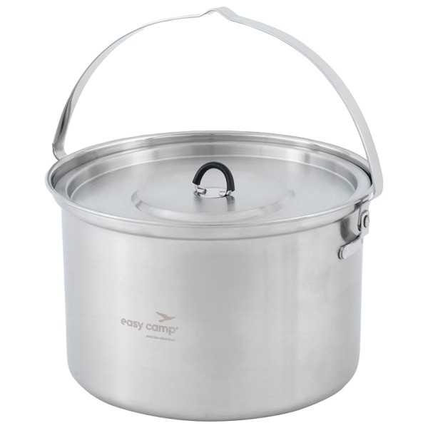 Easy Camp - Campfire Pot - Topf Gr 4 l - 22,3 x 14 cm grau von Easy Camp