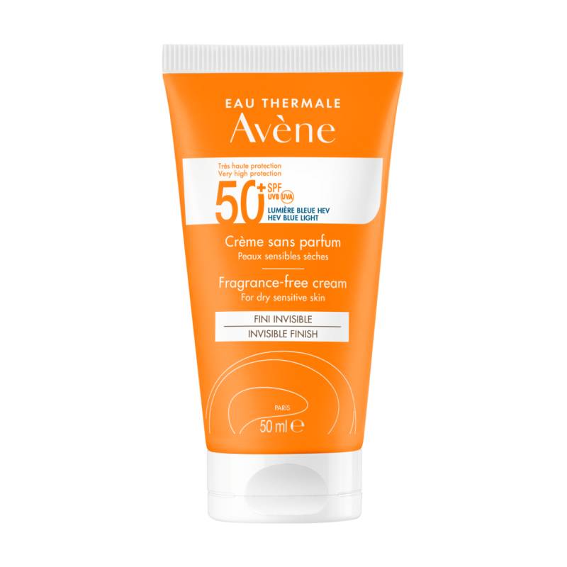 Avène Sonnenschutz - Sonnencreme SPF 50+ ohne Duftstoffe von Eau Thermale Avène