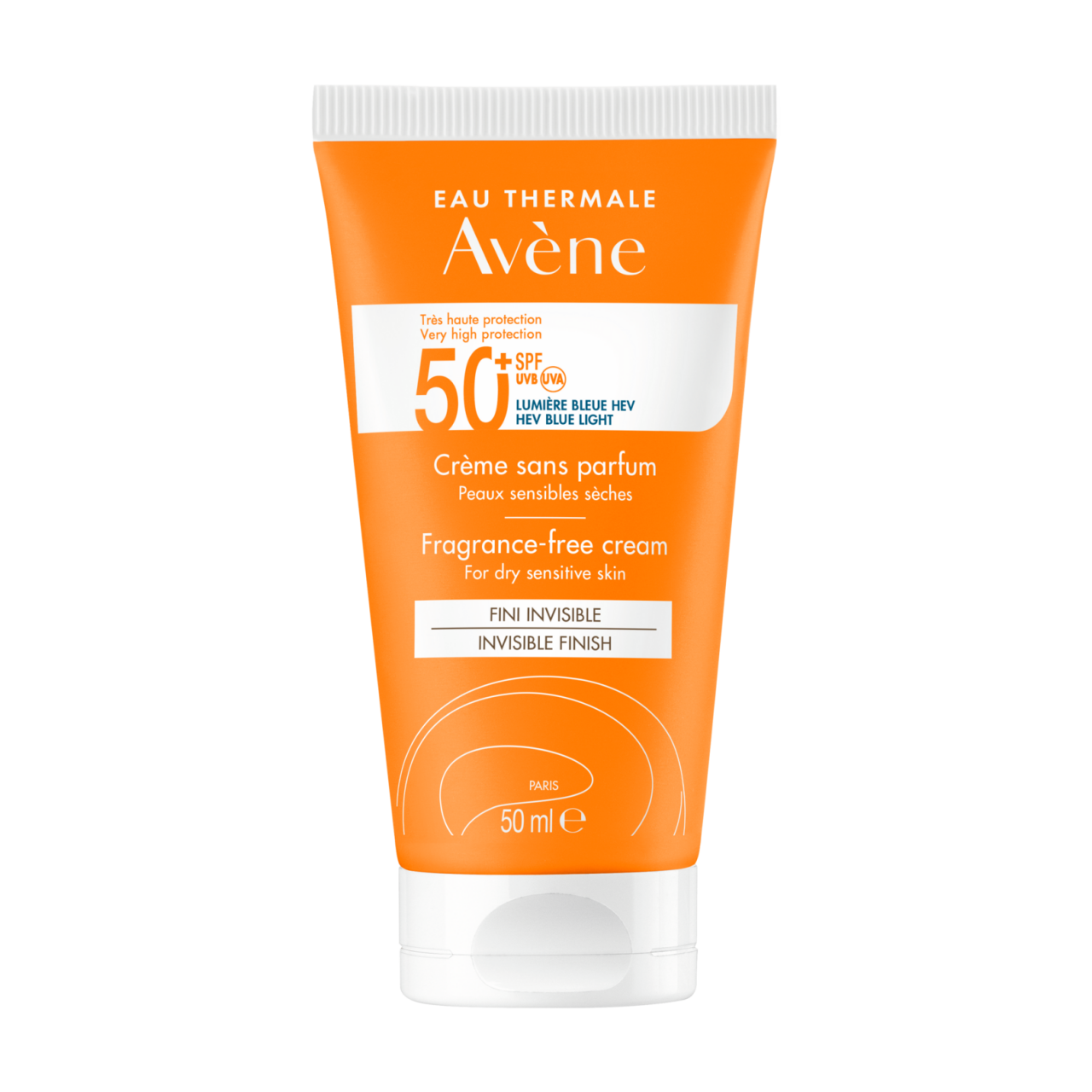 Avène Sonnenschutz - Sonnencreme SPF 50+ ohne Duftstoffe von Eau Thermale Avène