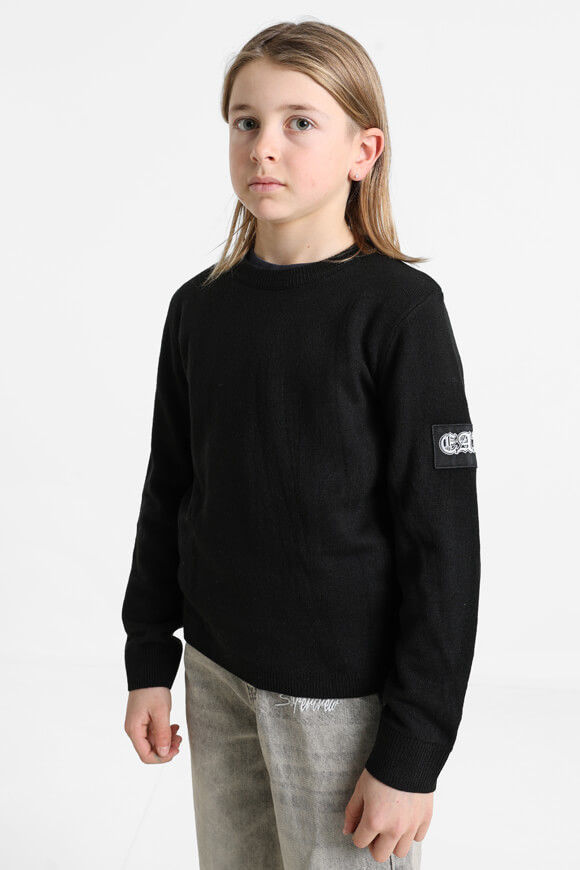 Eazy Feinstrickpullover | Schwarz | Jungen  | 10 von Eazy