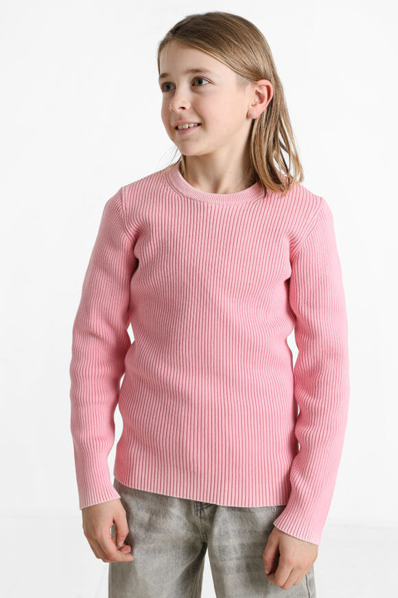 Eazy Gerippter Strickpullover | Pink | Jungen  | 10 von Eazy