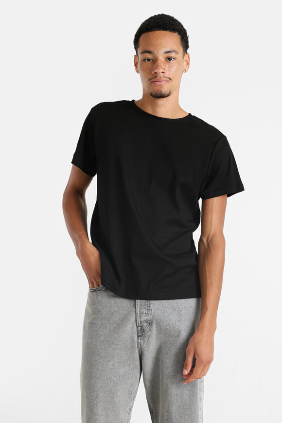 Eazy Geripptes T-Shirt | Schwarz | Herren  | L von Eazy