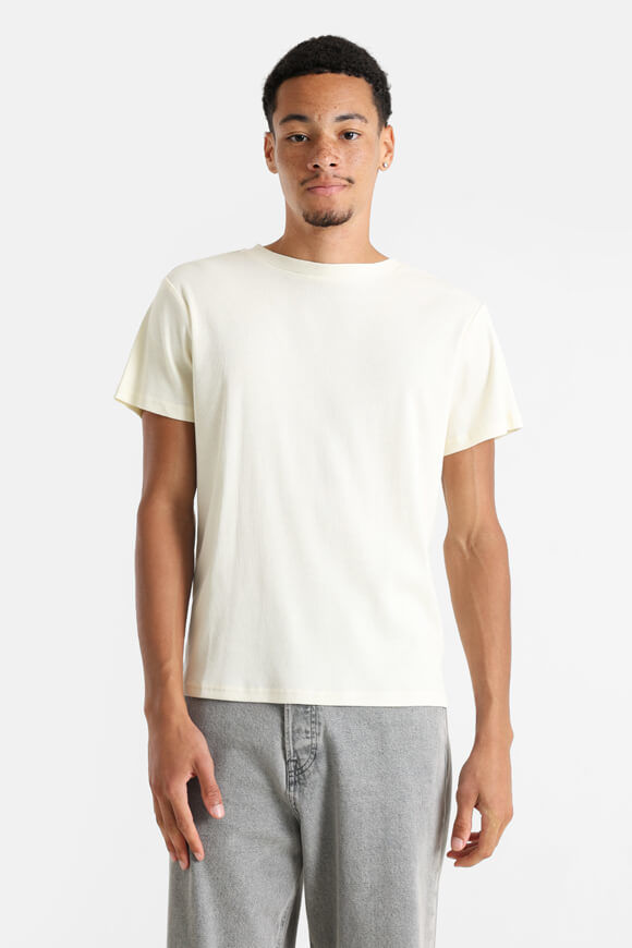 Eazy Geripptes T-Shirt | Vanille | Herren  | L von Eazy