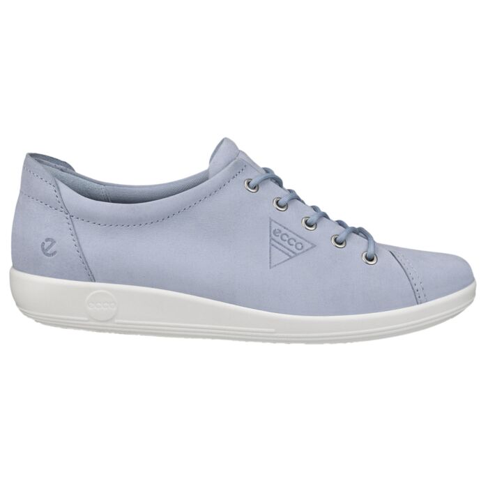 Ecco Damen Sneaker aus Leder himmelblau von Ecco