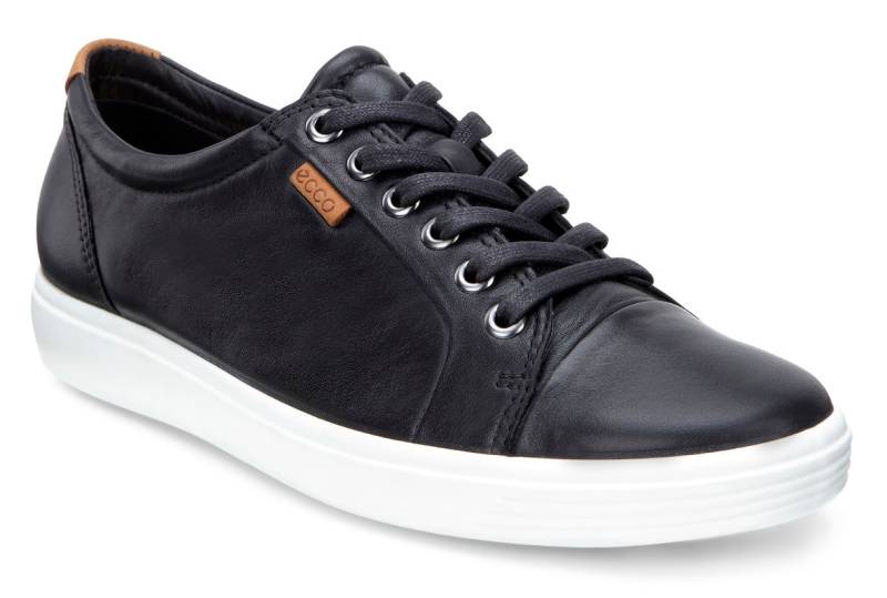 Ecco Sneaker »SOFT 7 W«, mit Label, Freizeitschuh, Halbschuh, Schnürschuh, schmale Form von Ecco