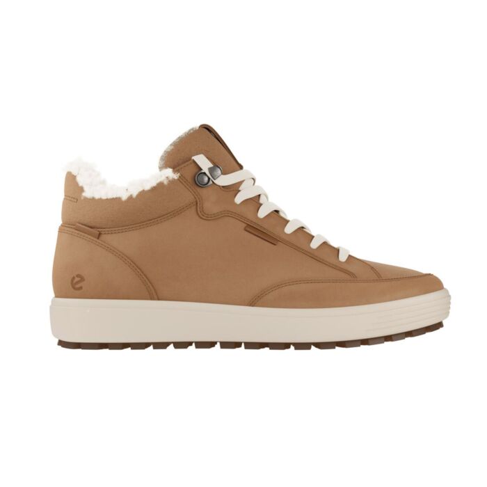 Ecco Soft 7 Tred Schnürbootie aus Leder, camel von Ecco