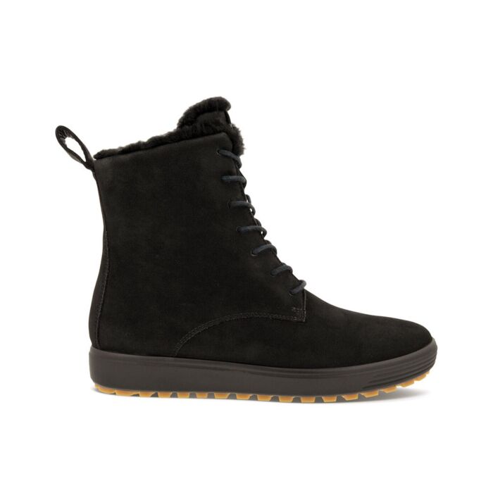 Ecco Soft 7 Tred Schnürstiefel für Damen aus Nubukleder Ecco Soft 7 Tred Schnürstiefel für Damen aus Nubukleder von Ecco
