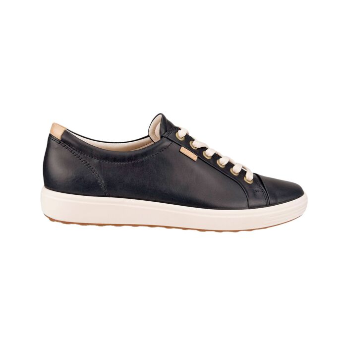 Ecco eleganter Leder Sneaker für Damen royal von Ecco