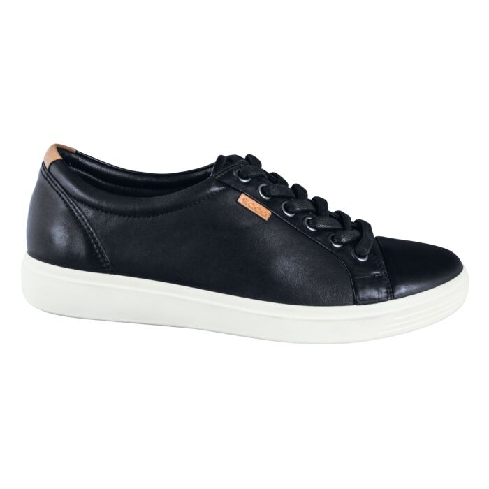 Ecco eleganter Leder Sneaker für Damen schwarz, 40 von Ecco