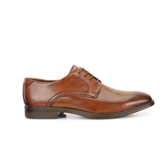 Eleganter Ecco City Schnürschuh für Herren cognac, 38 von Ecco