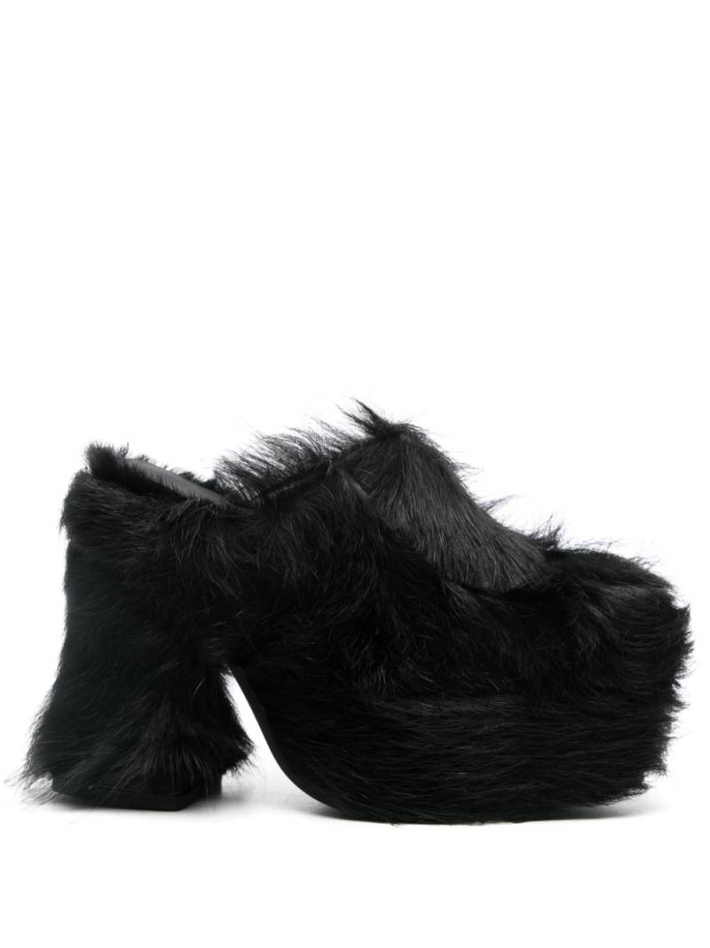 Eckhaus Latta 100mm Climax mules - Black von Eckhaus Latta