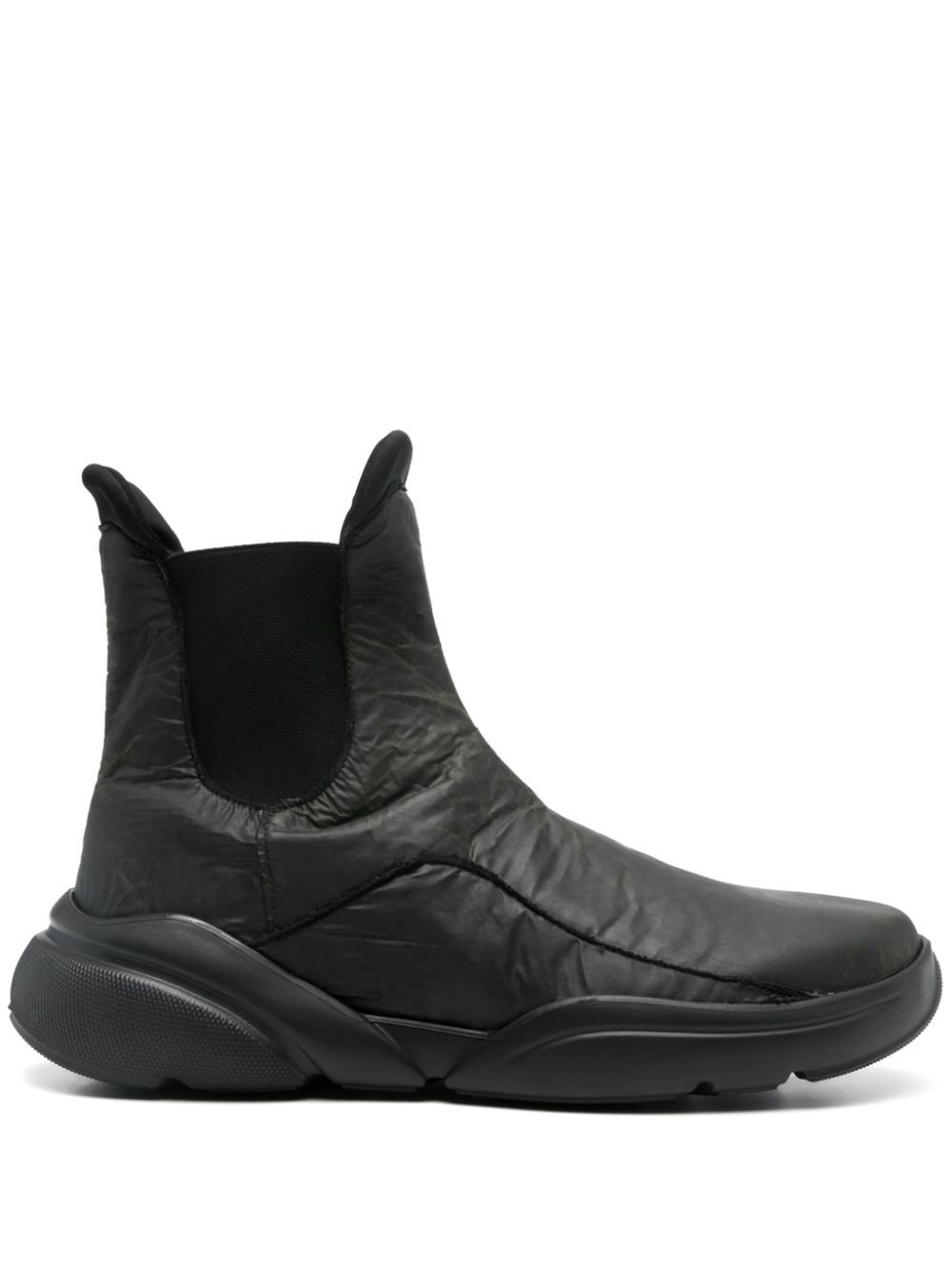 Eckhaus Latta crease-effect boots - Black von Eckhaus Latta