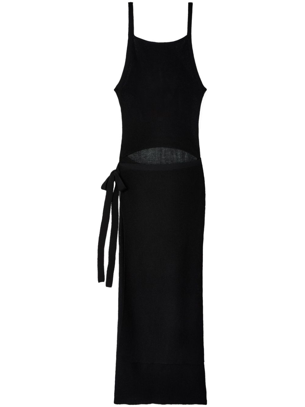 Eckhaus Latta cut-out detailing sleeveless dress - Black von Eckhaus Latta