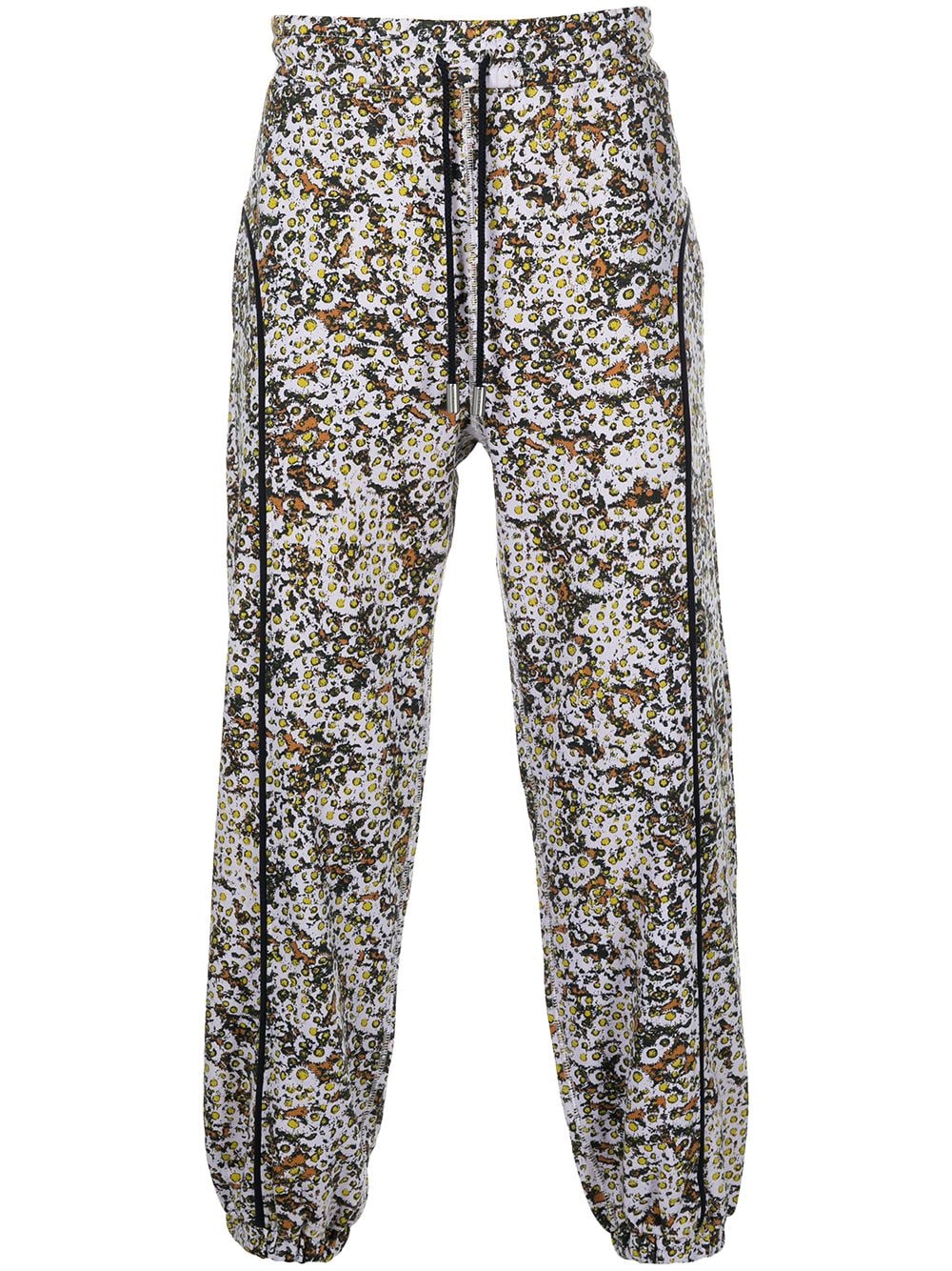 Eckhaus Latta graphic-print fleece sweatpants - Grey von Eckhaus Latta