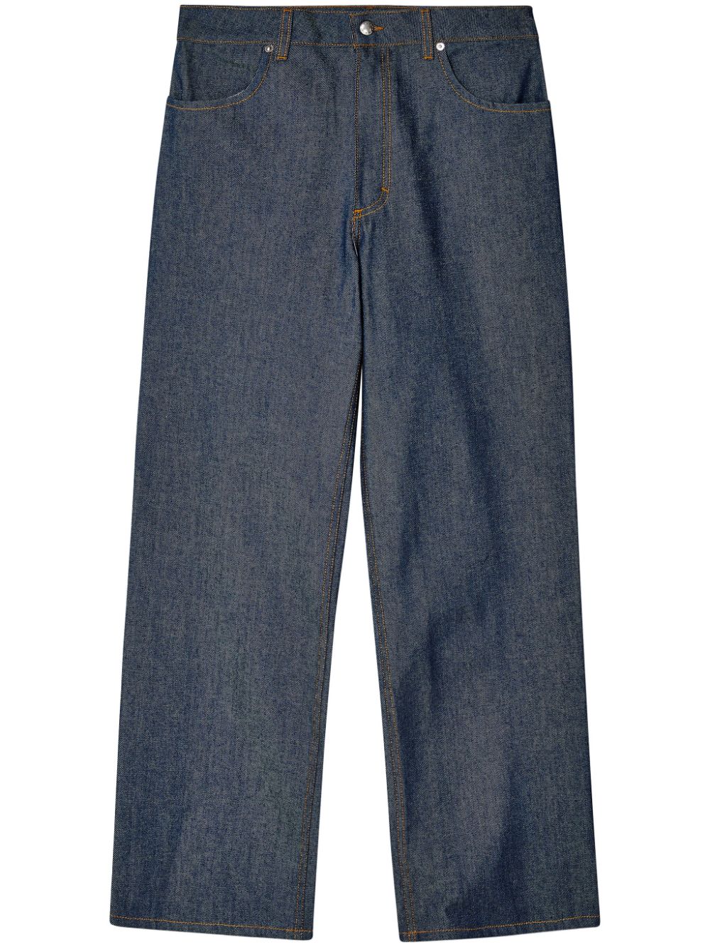 Eckhaus Latta mid-rise cotton jeans - Blue von Eckhaus Latta