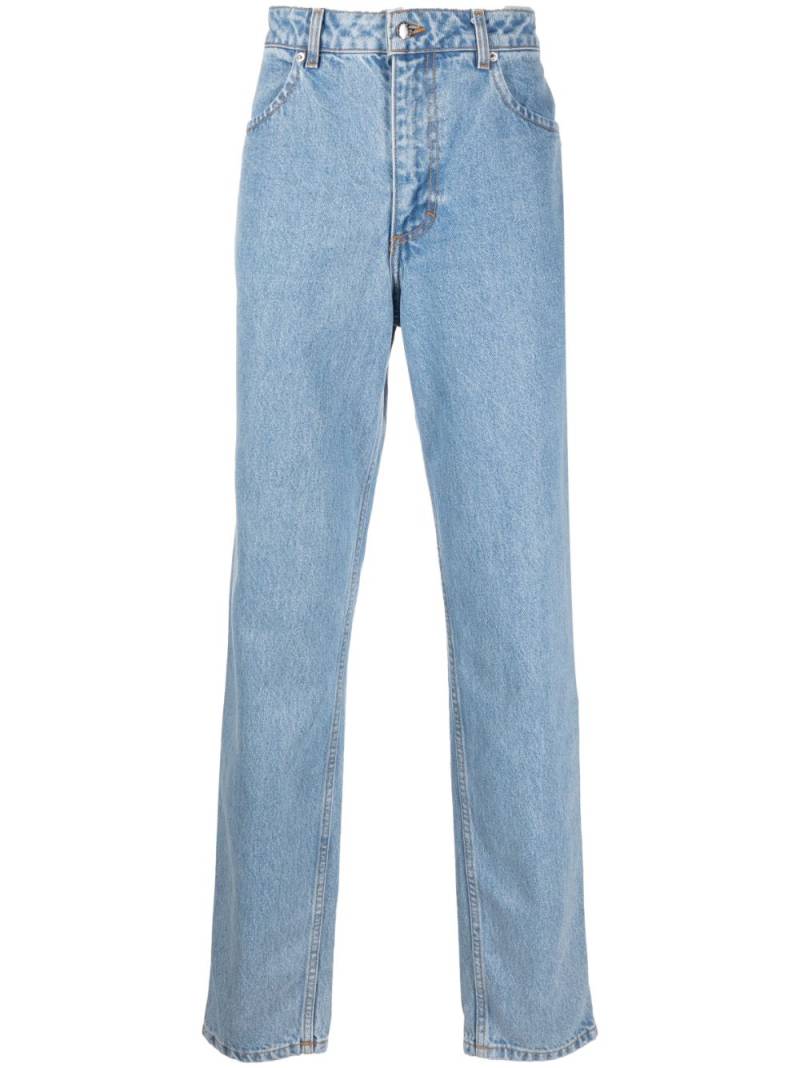 Eckhaus Latta mid-rise straight-leg jeans - Blue von Eckhaus Latta