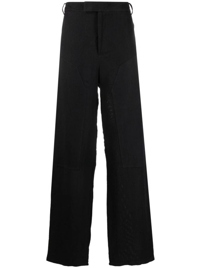 Eckhaus Latta straight-leg tailored trousers - Black von Eckhaus Latta