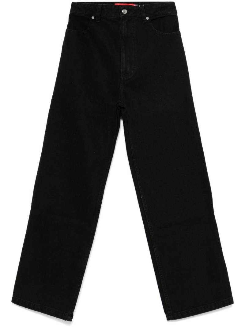 Eckhaus Latta wide-leg jeans - Black von Eckhaus Latta