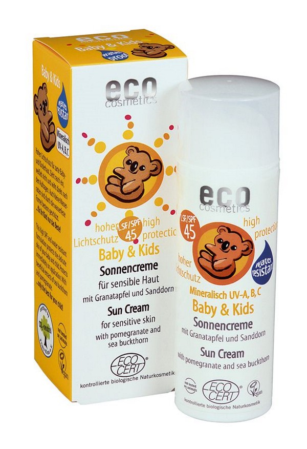 Eco Cosmetics - Baby & Kids Sonnencreme LSF50 von Eco Cosmetics