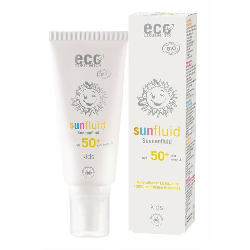 Eco Cosmetics - Kids Sonnenfluid LSF50+ von Eco Cosmetics