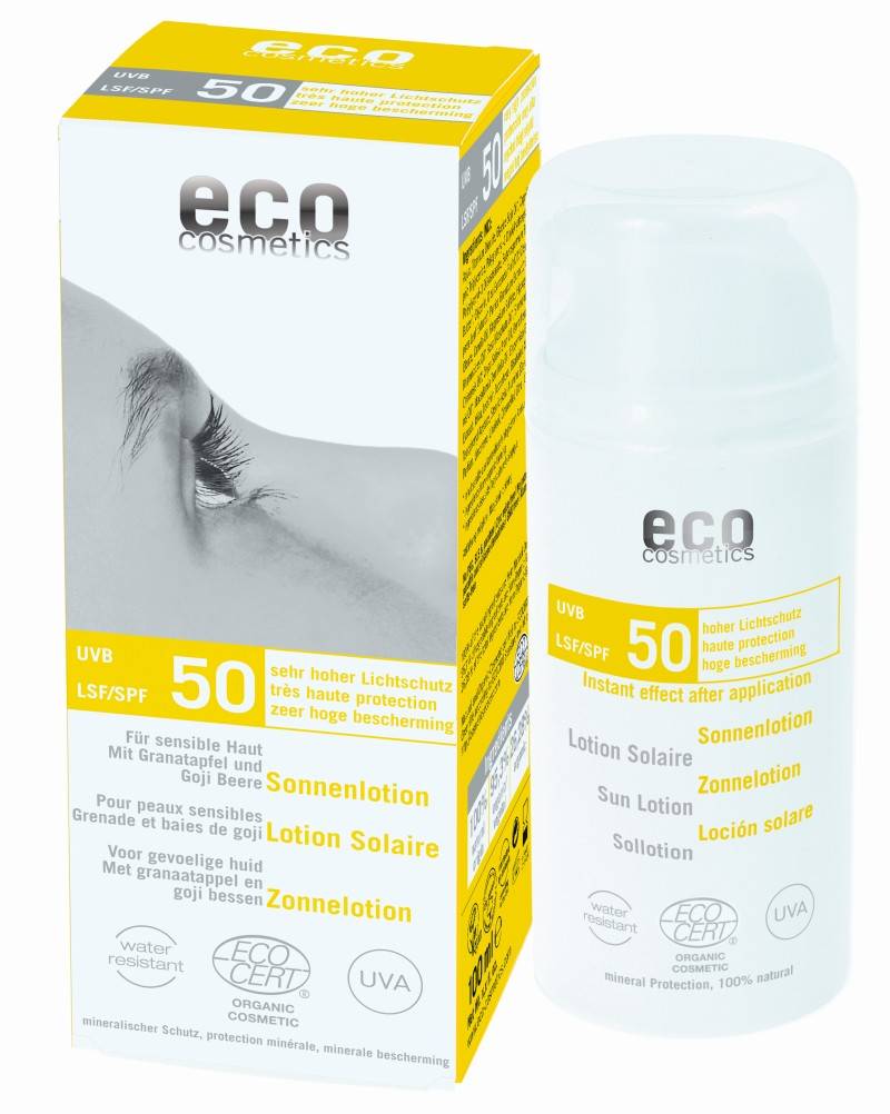 Eco Cosmetics - Sonnenlotion LSF50 von Eco Cosmetics