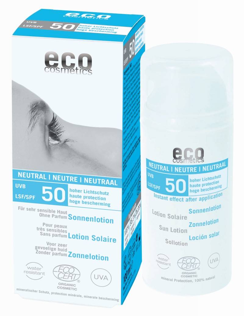 Eco Cosmetics - Sonnenlotion Neutral LSF50 von Eco Cosmetics