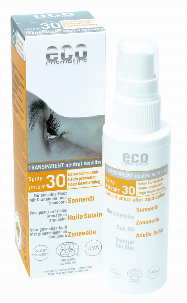 Eco Cosmetics - Sonnenöl Spray LSF30 von Eco Cosmetics