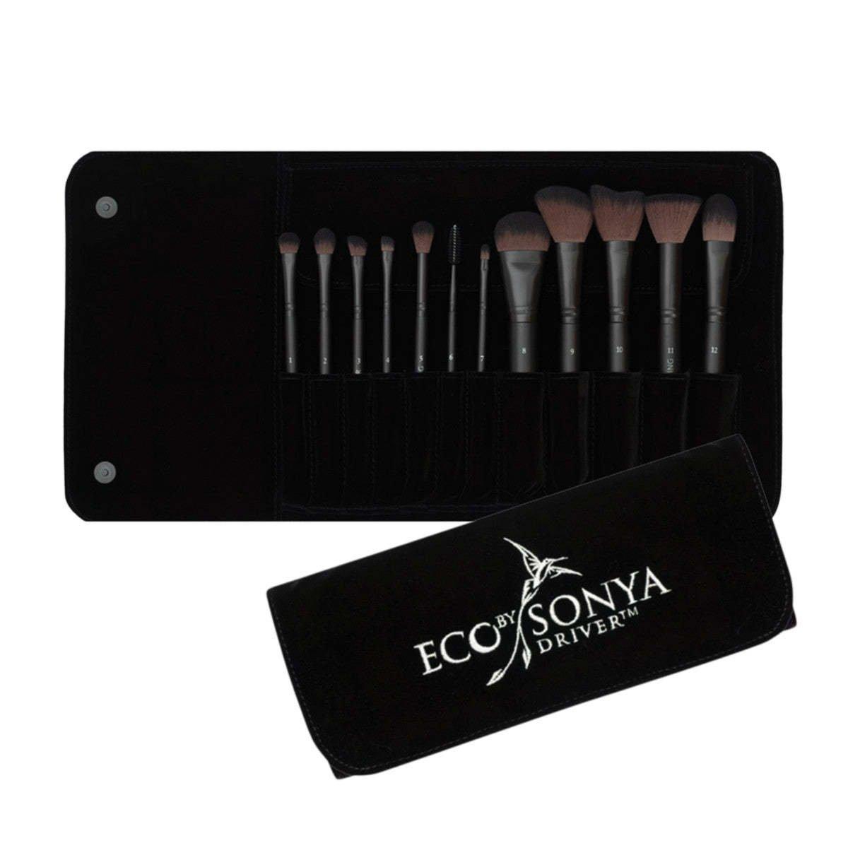 Veganes Makeup-pinselset Damen  12 Pezzi von Eco by Sonya Driver