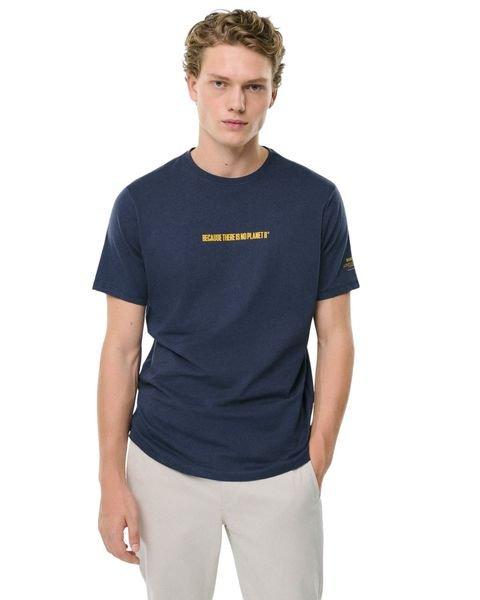 Birca Deepnavy - T-shirt Herren Unisex Dunkelblau S von Ecoalf