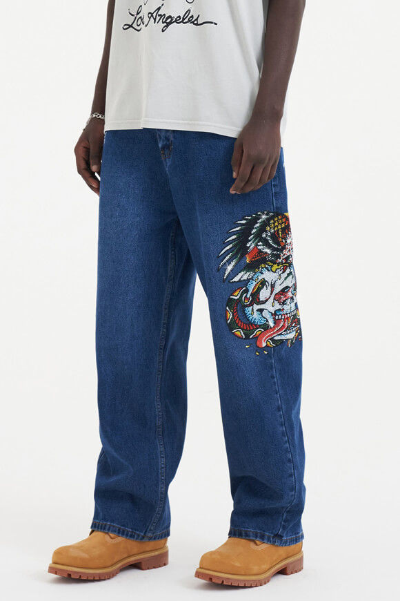 Ed Hardy Regular Fit Jeans | Indigo | Herren  | L von Ed Hardy