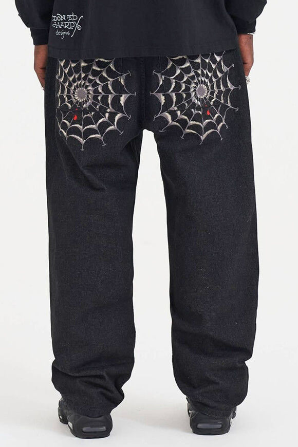 Ed Hardy Widow Baggy Jeans | Black | Herren  | 30 von Ed Hardy